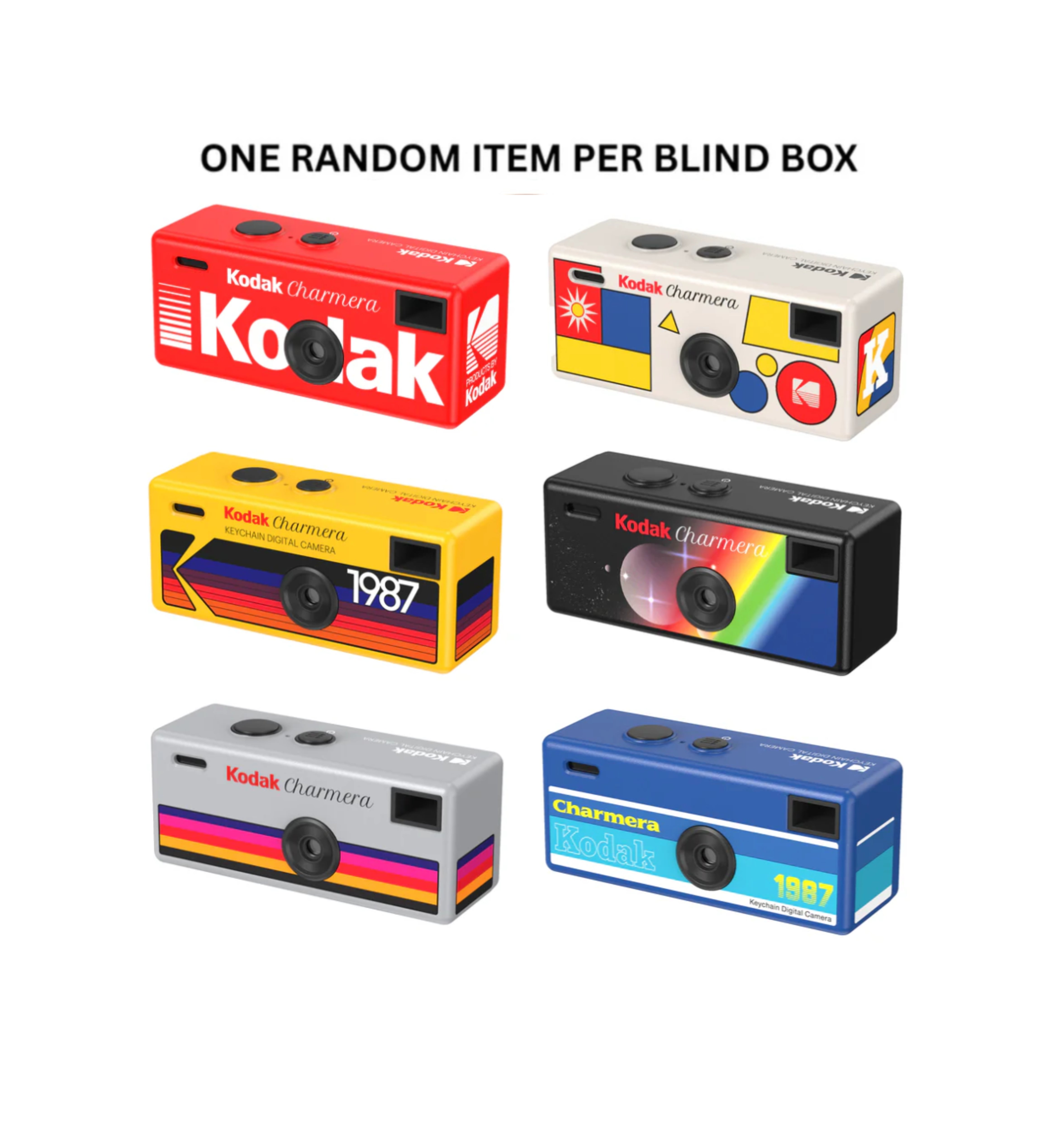 Kodak CHARMERA Digital Camera Keychain Single Blind Box