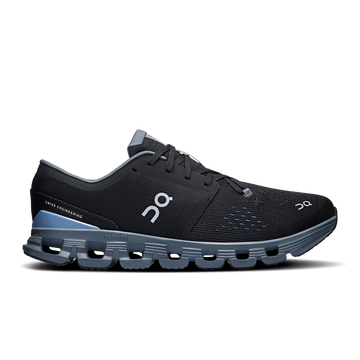 ON Cloud X 4 'Black | Chambray'
