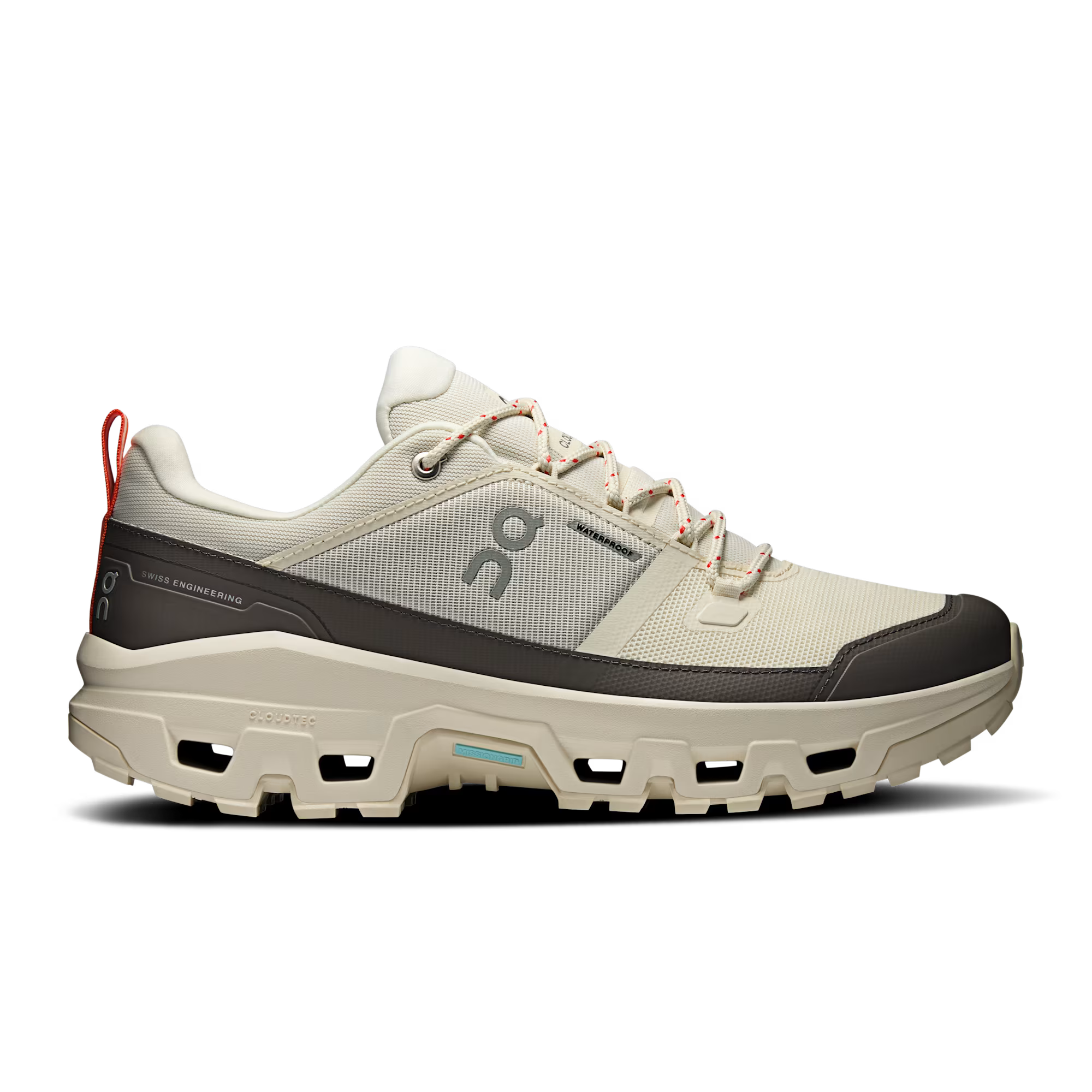 ON Cloudrock Low Waterproof 'Ivory | Ivory'